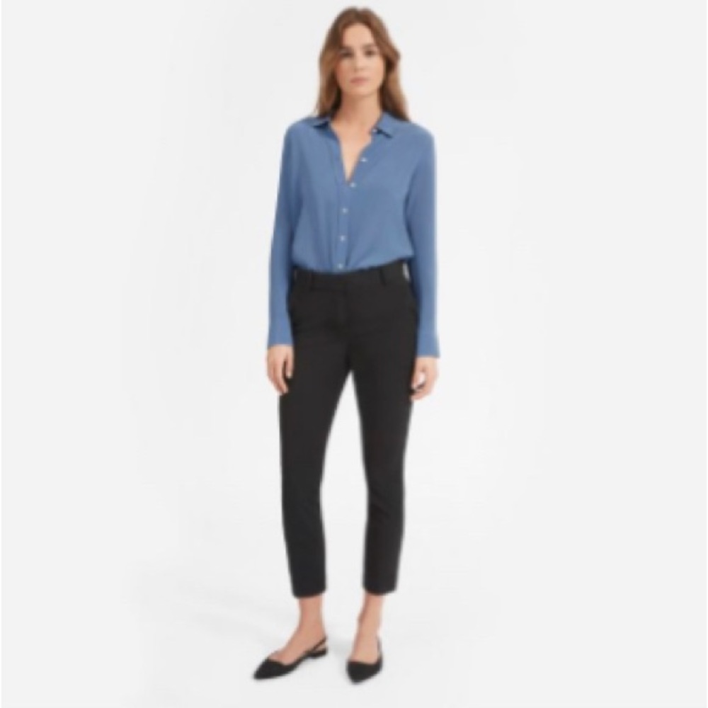 Everlane clean silk relaxed shirt. Size 4. Good condition